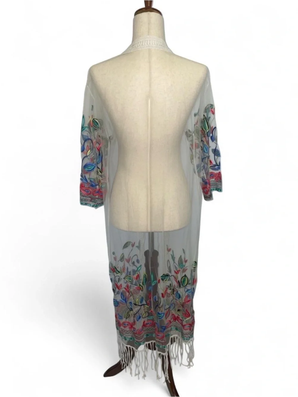 Beautiful sheer beach cover-up